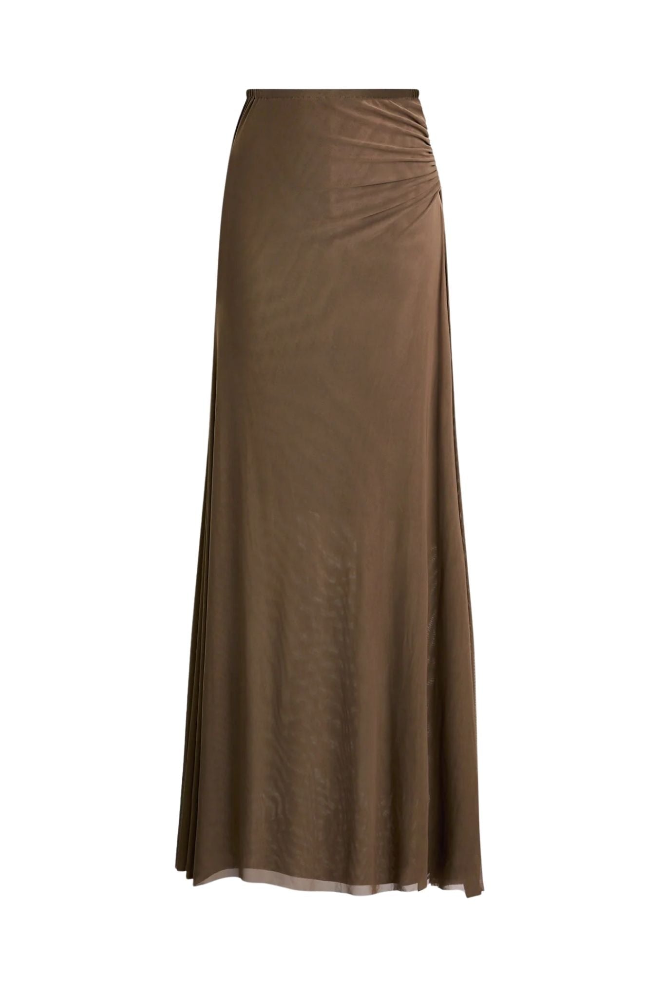 Scanlan Theodore Mesh Draped Skirt - Vermillion