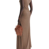 Scanlan Theodore Mesh Turban Sleeveless Top - Vermillion