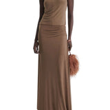 Scanlan Theodore Mesh Turban Sleeveless Top - Vermillion