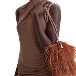 Scanlan Theodore Mesh Turban Sleeveless Top - Vermillion