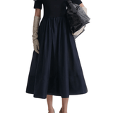 Scanlan Theodore Polished Voile Sweater Dress - Vermillion