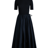 Scanlan Theodore Polished Voile Sweater Dress - Vermillion