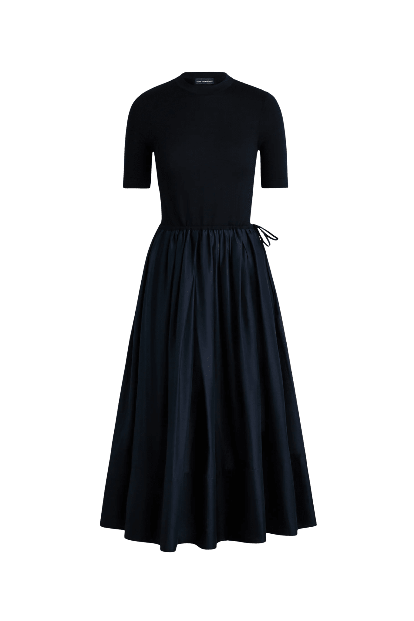 Scanlan Theodore Polished Voile Sweater Dress - Vermillion
