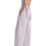 Scanlan Theodore Stripe Pleat Drape Trouser - Vermillion