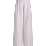 Scanlan Theodore Stripe Pleat Drape Trouser - Vermillion