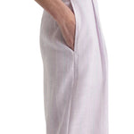 Scanlan Theodore Stripe Pleat Drape Trouser - Vermillion