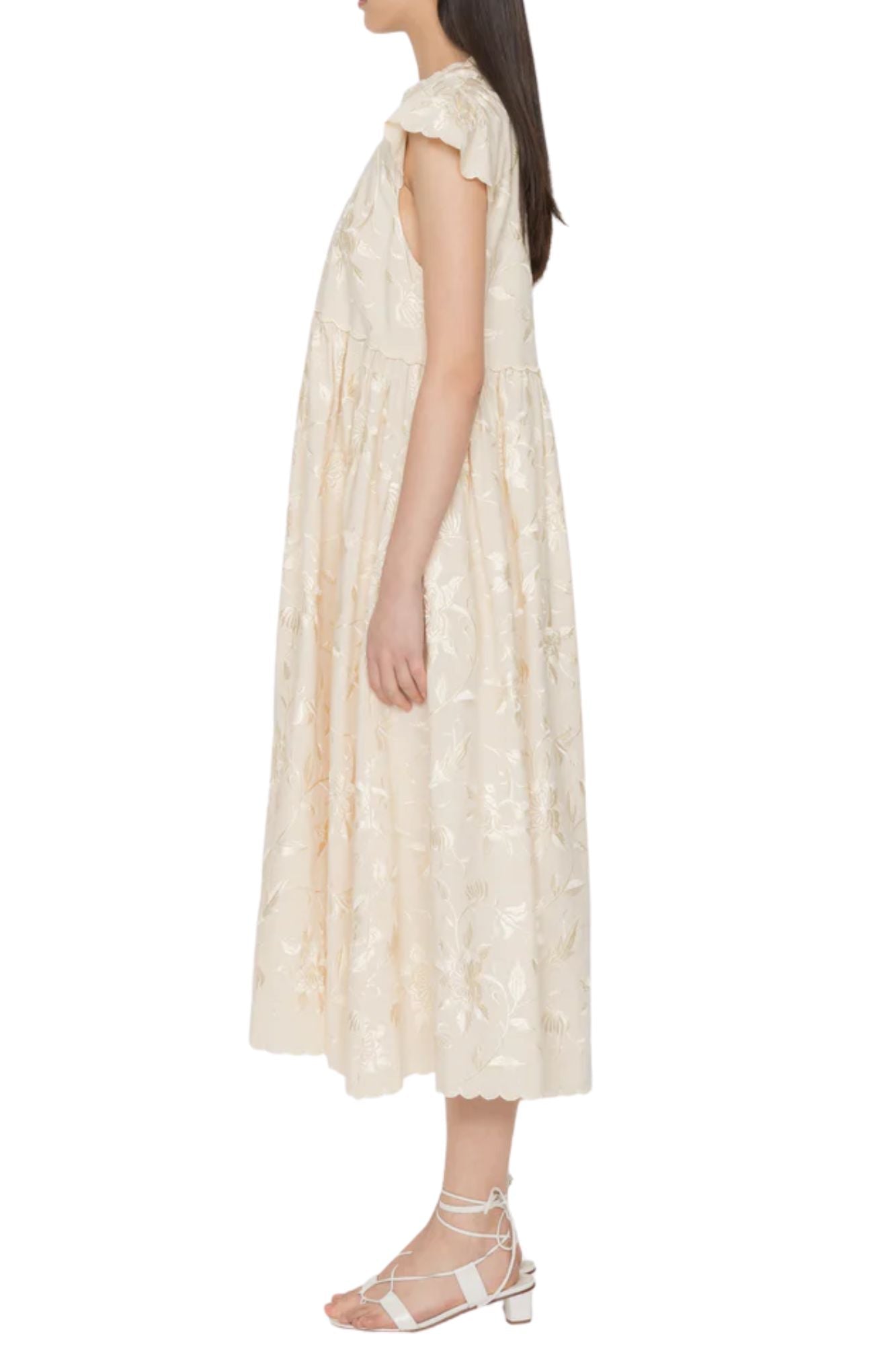 Sea Alina Lace Dress - Vermillion