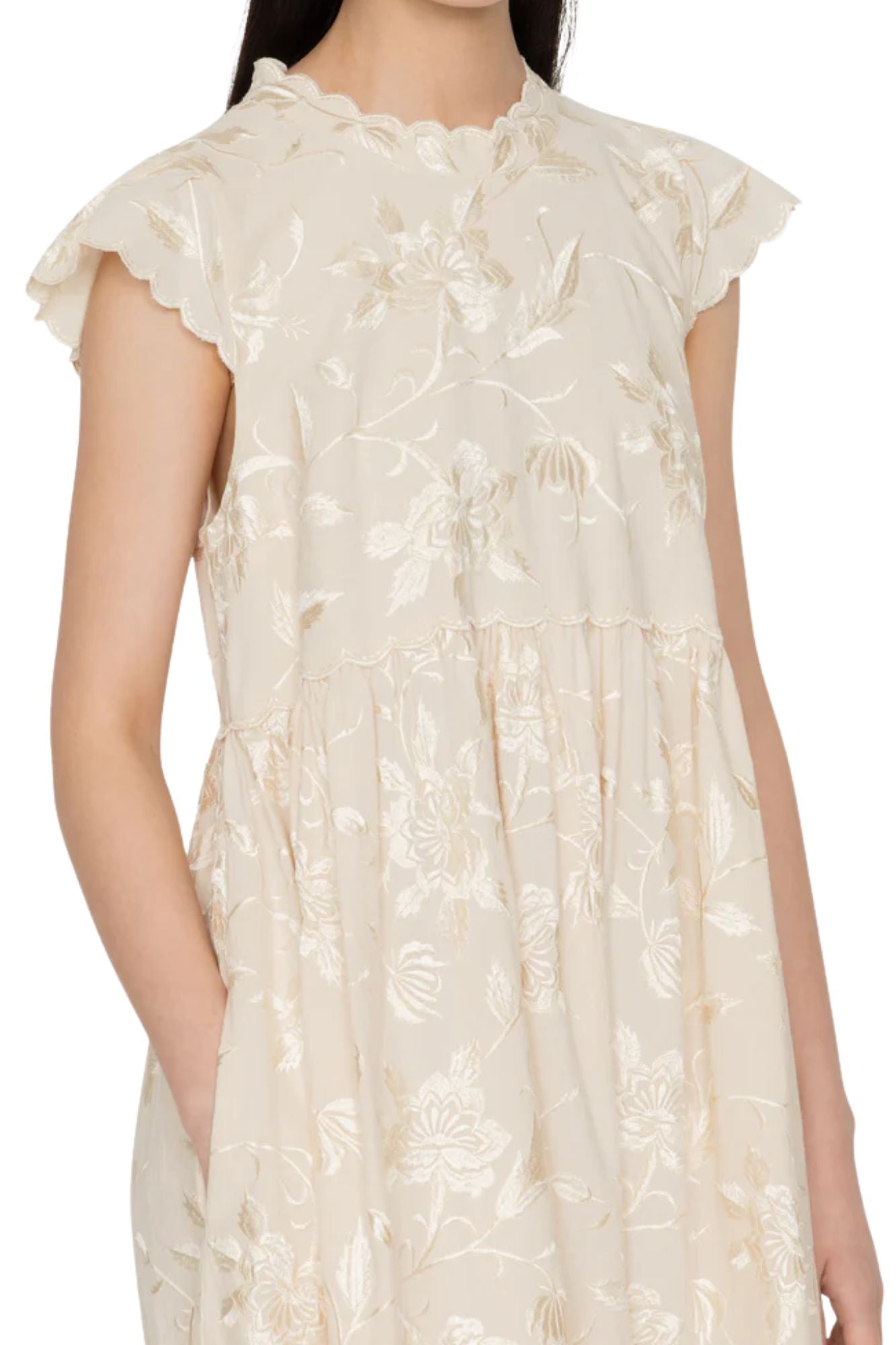 Sea Alina Lace Dress - Vermillion