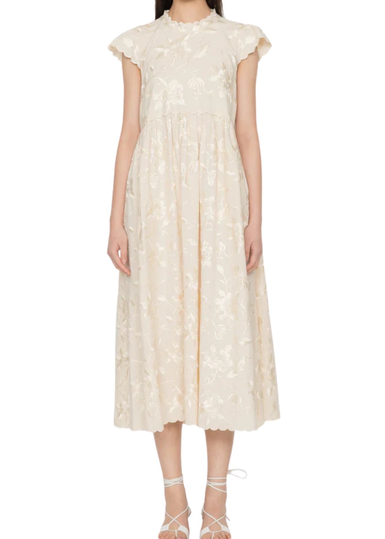 Sea Alina Lace Dress - Vermillion