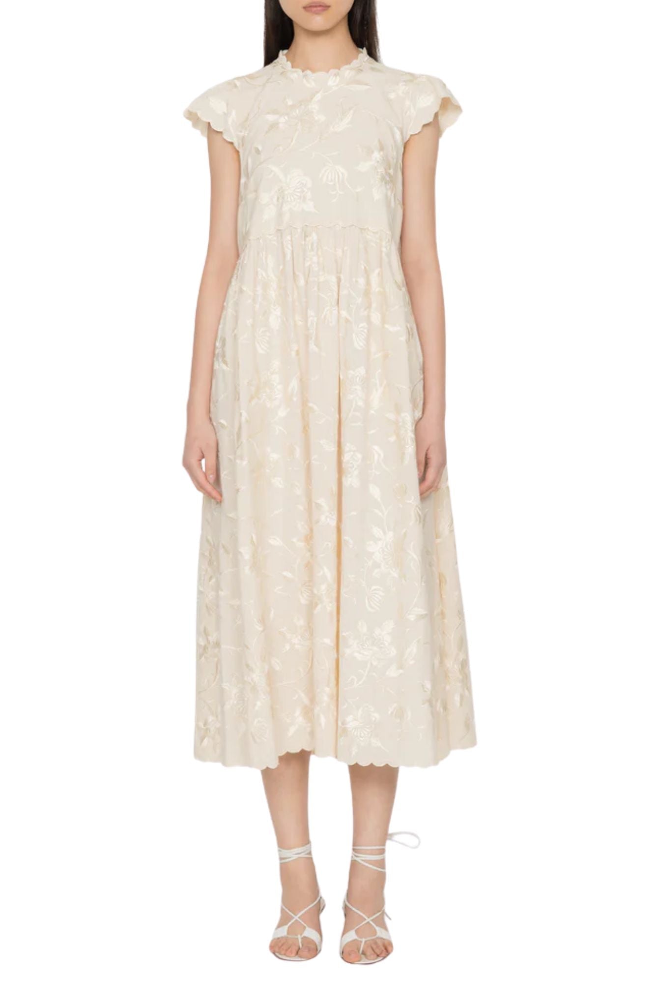 Sea Alina Lace Dress - Vermillion