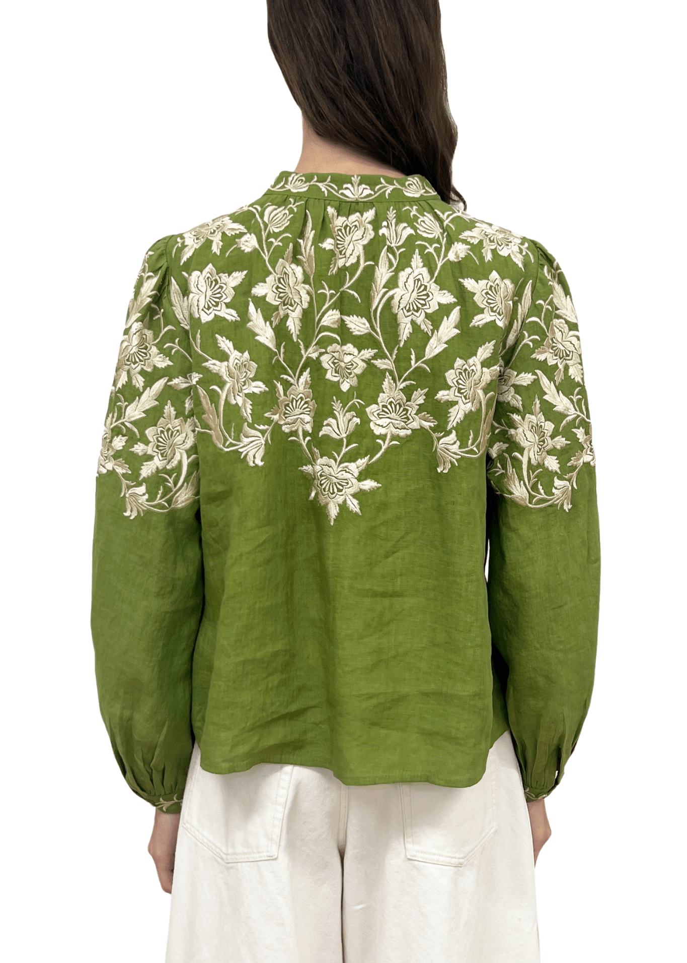 Sea Alina Lace Long Sleeve Shirt - Vermillion
