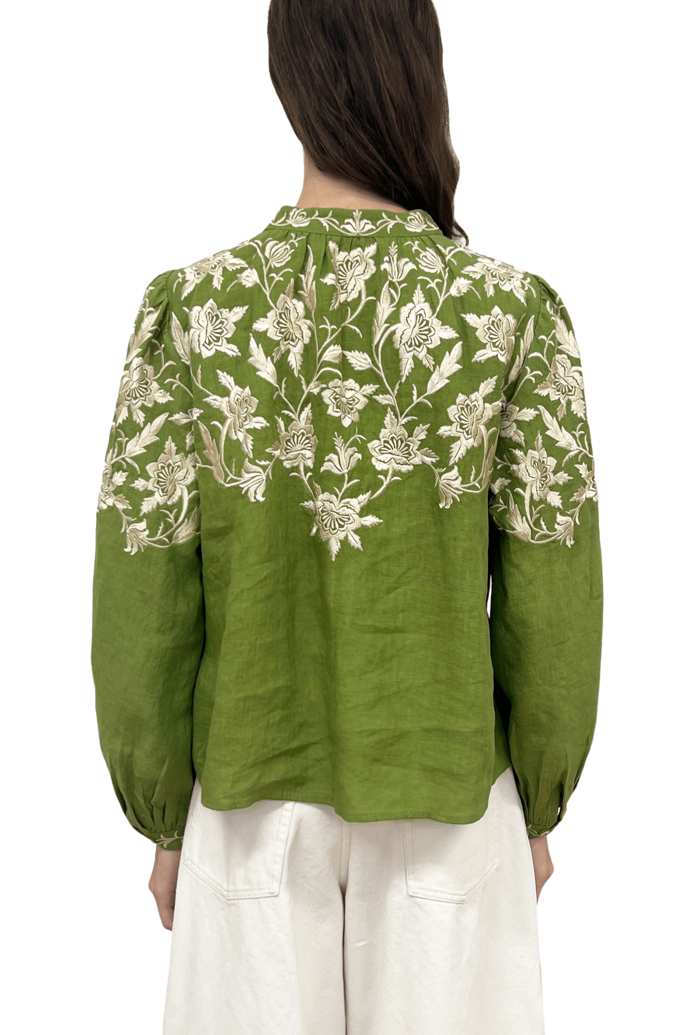 Sea Alina Lace Long Sleeve Shirt - Vermillion