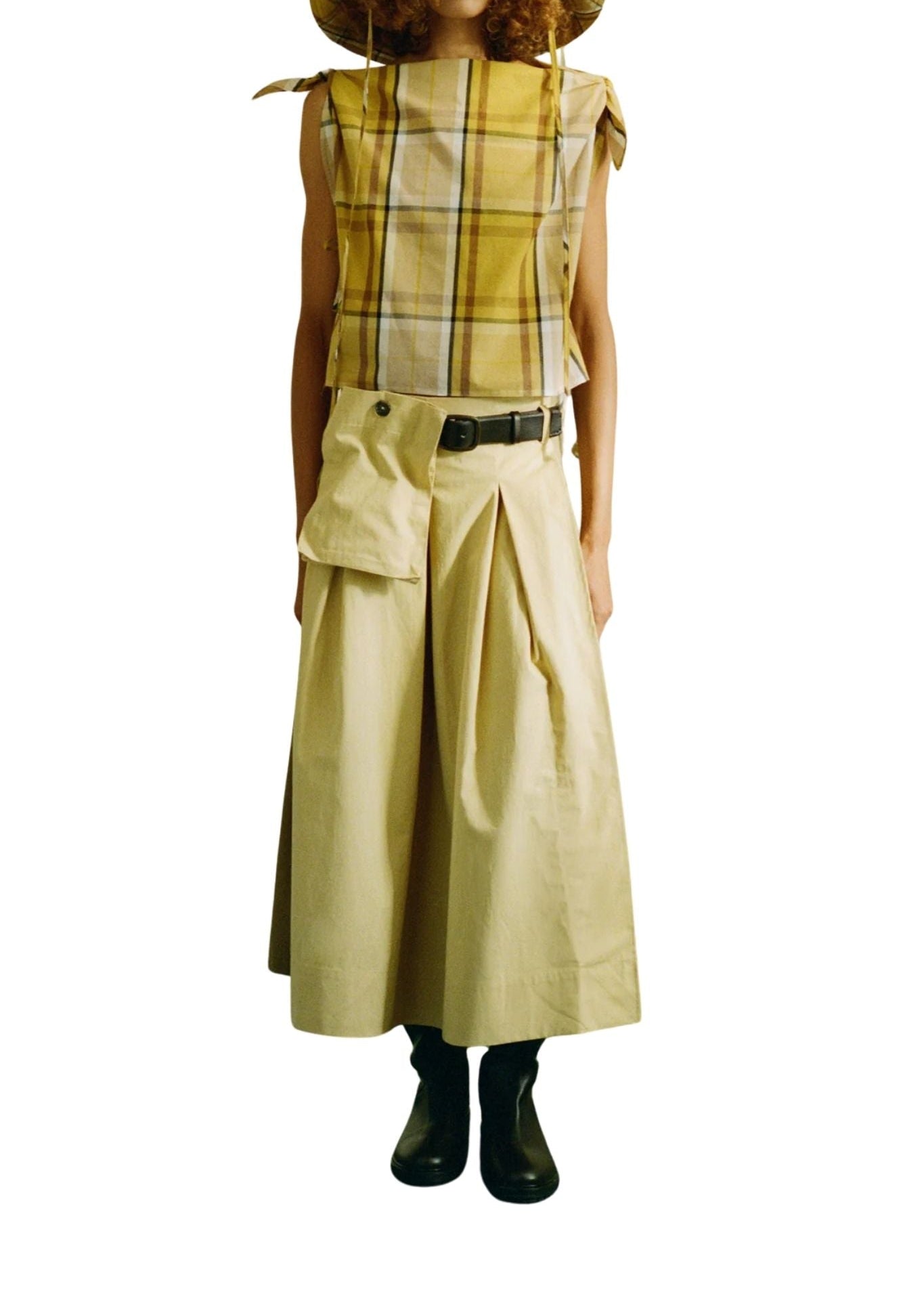 Sea Andrea Workwear Skirt - Vermillion