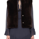 Sea Annie Reversible Vest - Vermillion