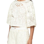 Sea Arianna Lace S/Slv Top - Vermillion