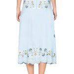 Sea Audra Embroidery Skirt - Vermillion