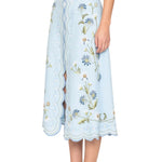 Sea Audra Embroidery Skirt - Vermillion