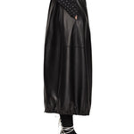 Sea Caitlin Leather Midi Skirt - Vermillion