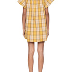 Sea Copeland Plaid Mini Dress - Vermillion