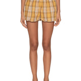 Sea Copeland Plaid Shorts - Vermillion