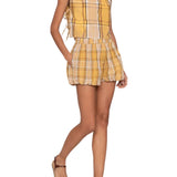 Sea Copeland Plaid Shorts - Vermillion