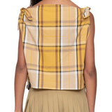 Sea Copeland Plaid Top - Vermillion