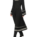 Sea Elly Polka Print Bell Sleeve Dress - Vermillion