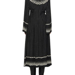 Sea Elly Polka Print Bell Sleeve Dress - Vermillion