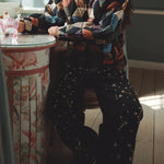 Sea Etta Denim Studded Jeans - Vermillion