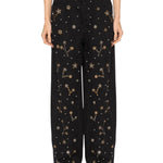 Sea Etta Denim Studded Jeans - Vermillion