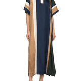 Sea Juliet Embroidery Polo Maxi Dress - Vermillion