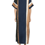 Sea Juliet Embroidery Polo Maxi Dress - Vermillion