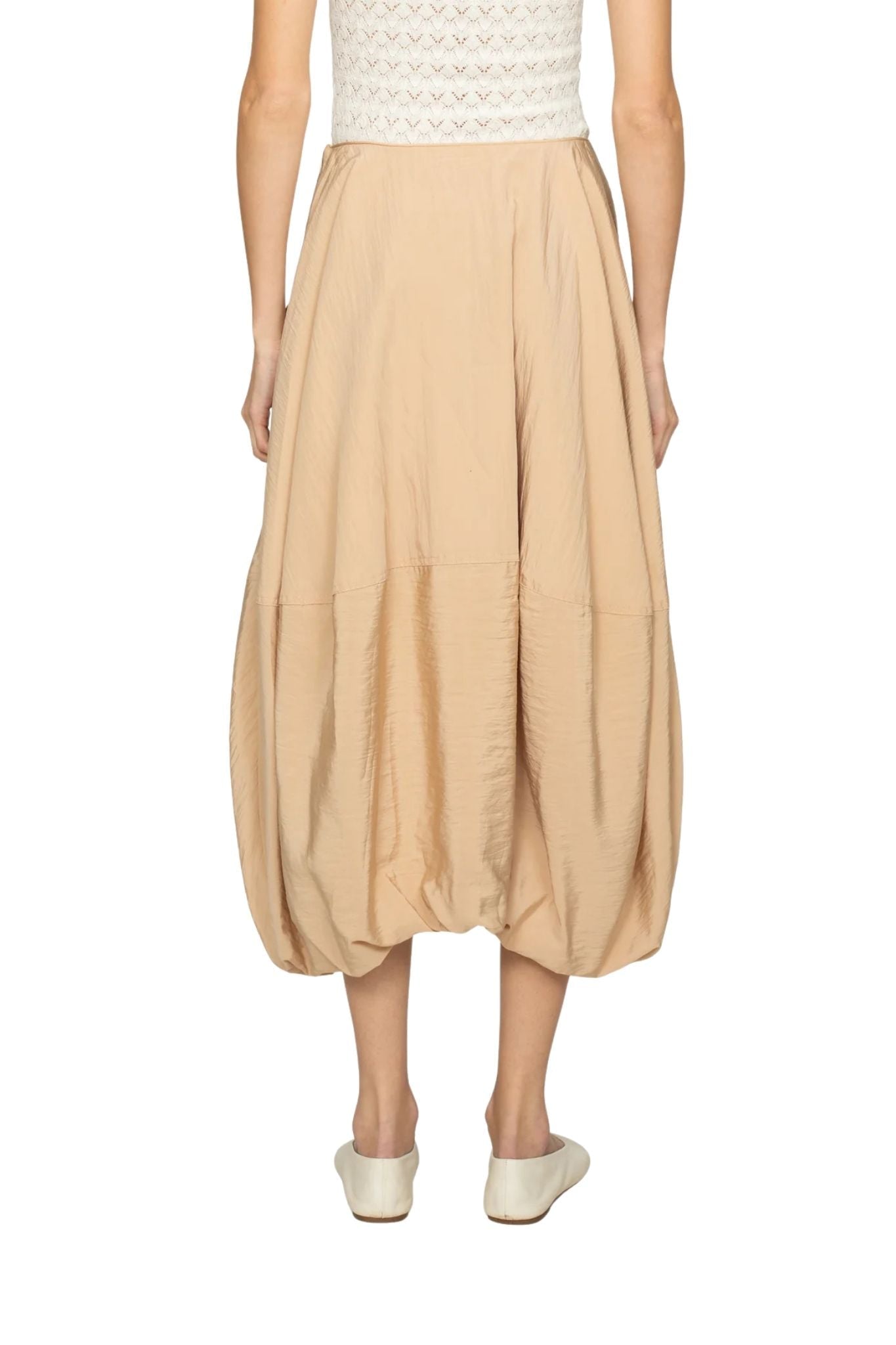 Sea Lisette Solid Bubble Skirt - Vermillion