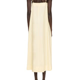 Sea Lisette Solid Ruffle Maxi Sundress - Vermillion