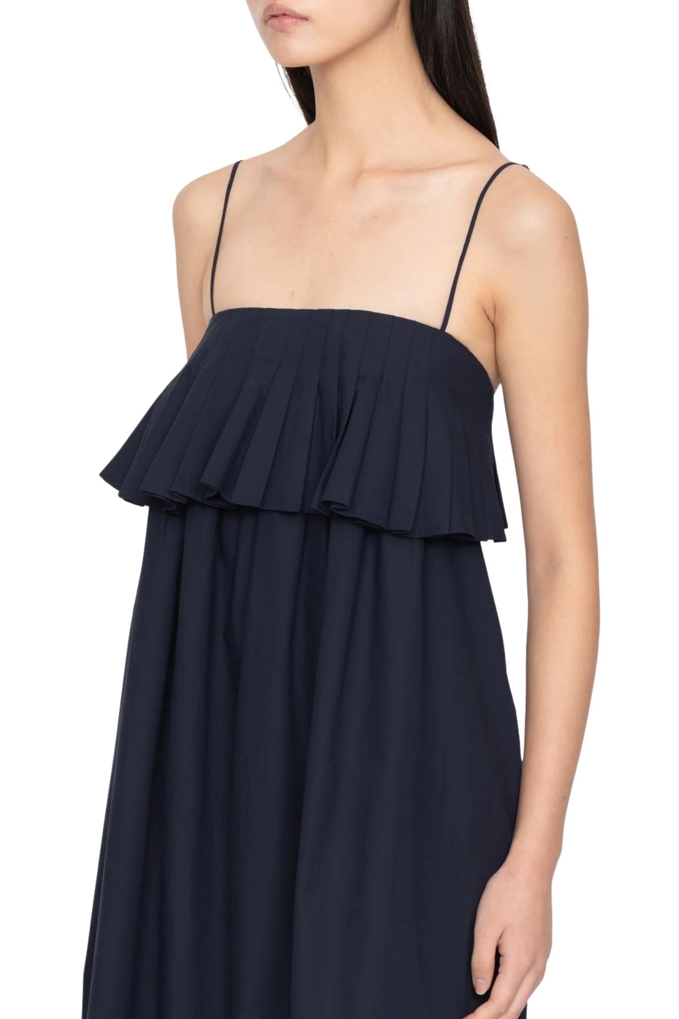 Sea Lois Twill Tank Dress - Vermillion