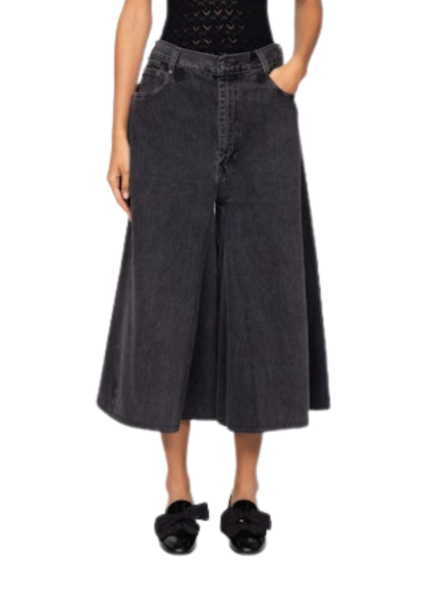 Sea Lyssa Denim Culottes - Vermillion