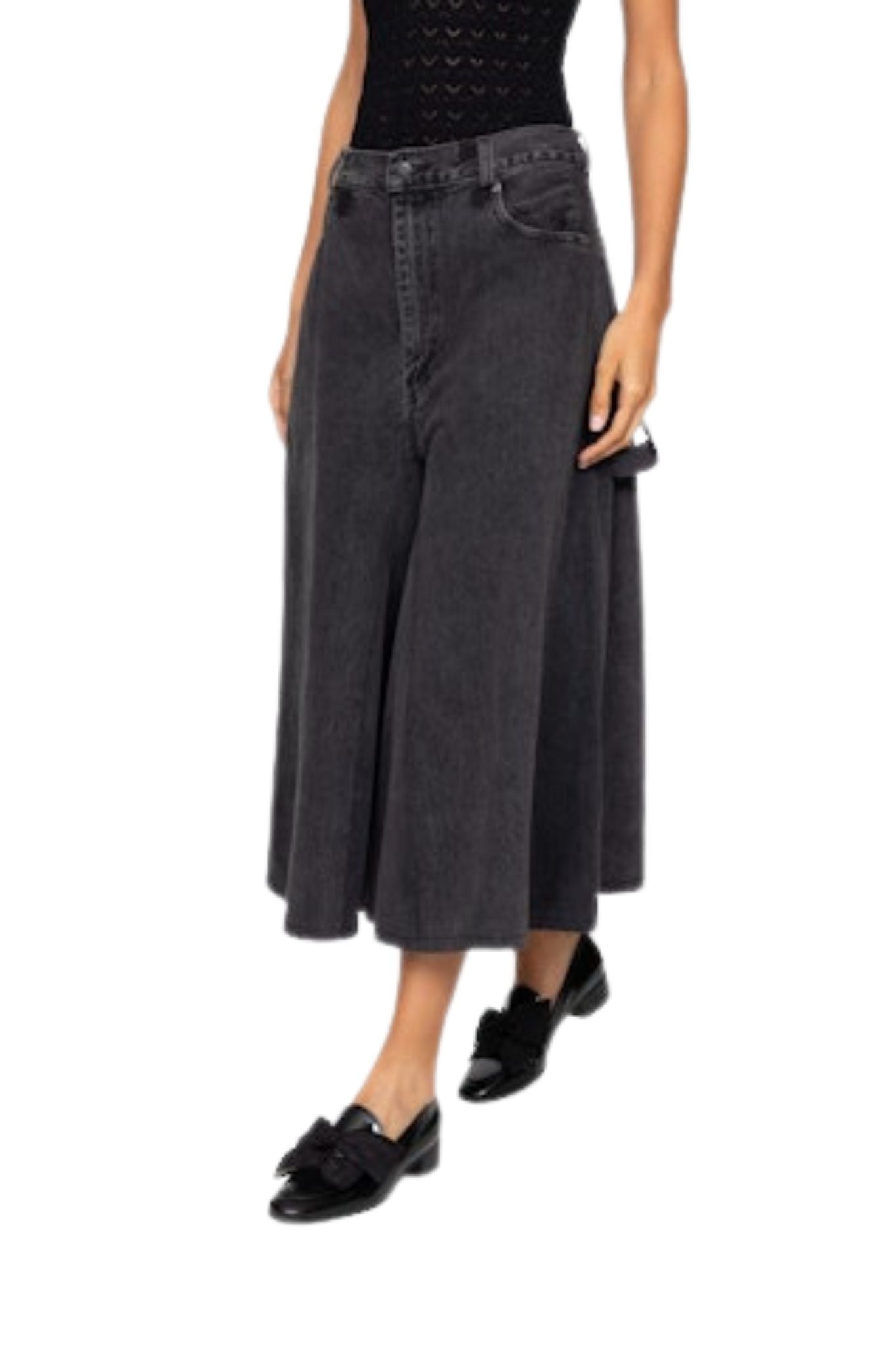Sea Lyssa Denim Culottes - Vermillion