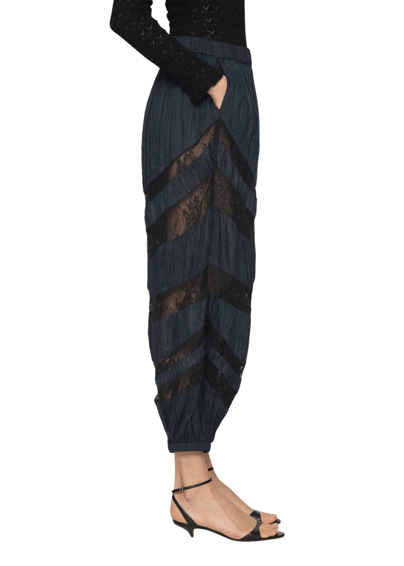 Sea Margaret Solid Balloon Pants - Vermillion