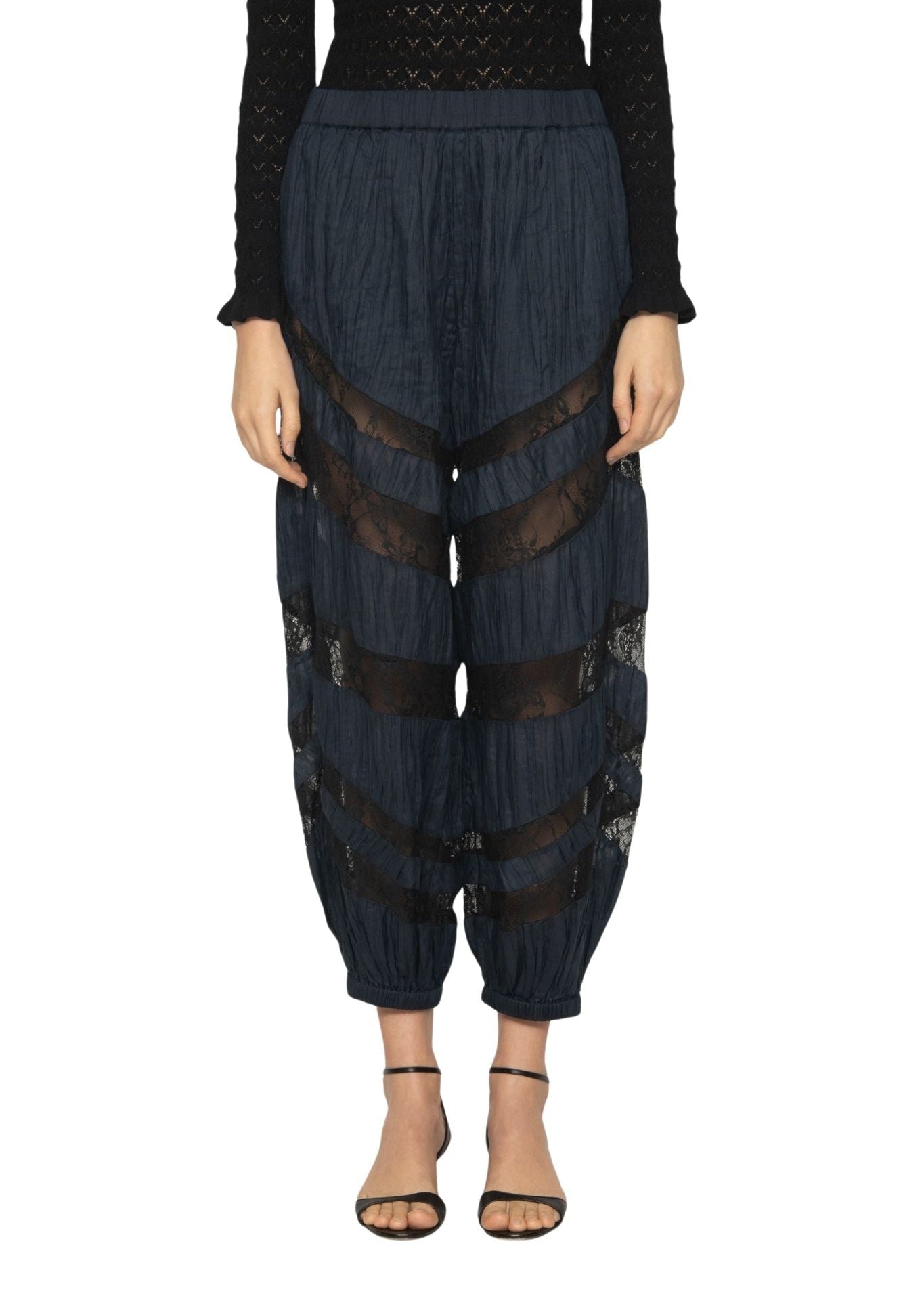 Sea Margaret Solid Balloon Pants - Vermillion