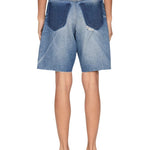 Sea Milene Denim Knee Shorts - Vermillion