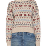 Sea Preston Knit Crew Neck Sweater - Vermillion