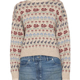 Sea Preston Knit Crew Neck Sweater - Vermillion