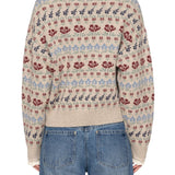 Sea Preston Knit Crew Neck Sweater - Vermillion