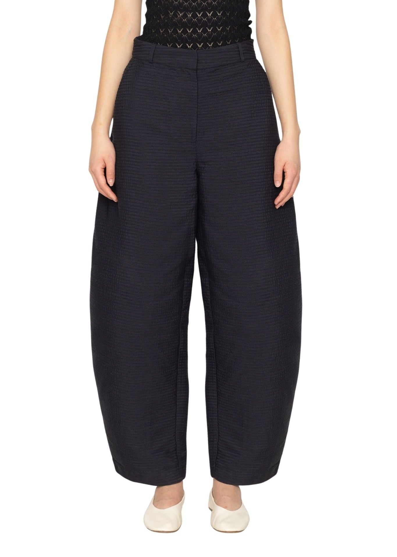 Sea Roni Solid Barrel Pants - Vermillion