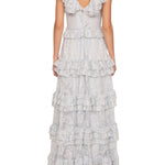 Sea Sharleen Lace V - Neck Dress - Vermillion