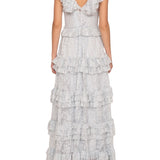 Sea Sharleen Lace V - Neck Dress - Vermillion
