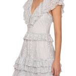 Sea Sharleen Lace V - Neck Dress - Vermillion