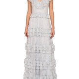 Sea Sharleen Lace V - Neck Dress - Vermillion