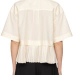 Sea Solene Solid Combo S/Slv Shirt - Vermillion