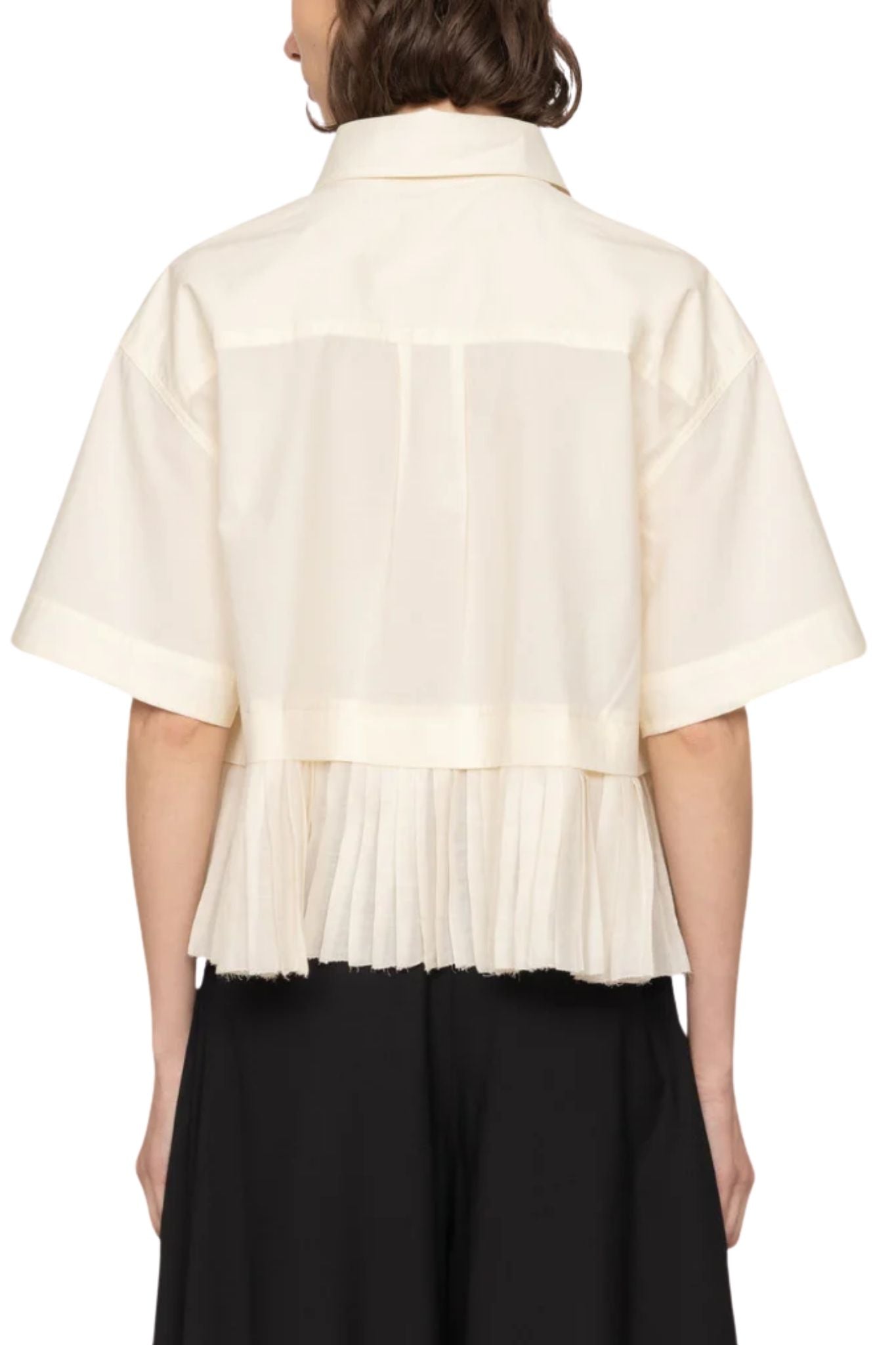 Sea Solene Solid Combo S/Slv Shirt - Vermillion